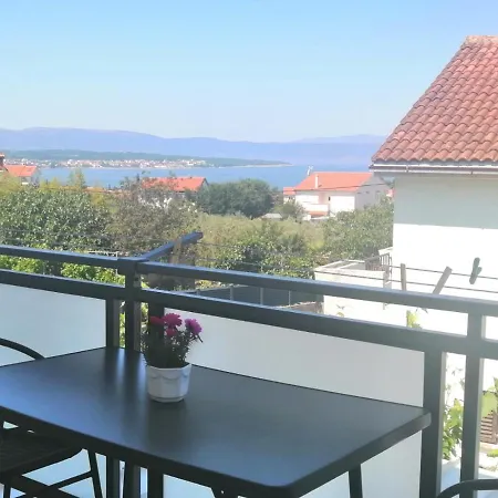 Lovely Sea View House In Malinska Island Krk Exterior photo